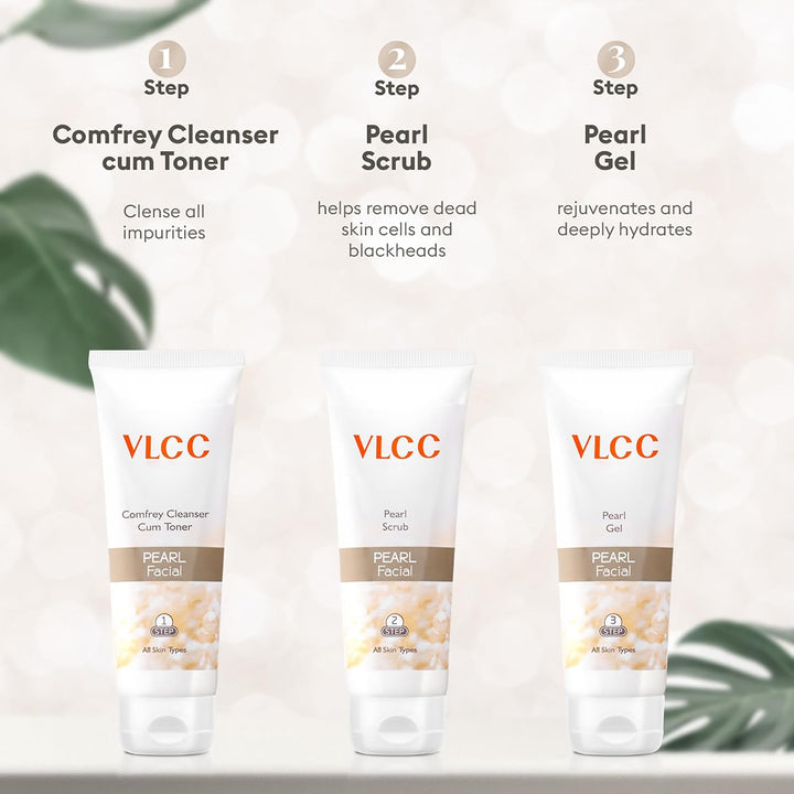 VLCC Kit facial Pearl con 7 productos para el cuidado de la piel, l...