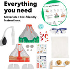 KiwiCo Kit de volcán para niños de 5 a 8 años - Regalo de juguete STEM con