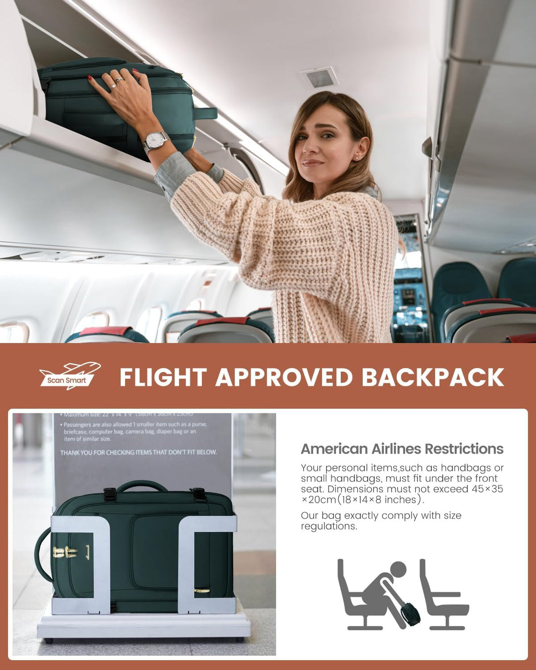 LOVEVOOK Mochila de viaje para mujer y hombre, Mochilas de viaje