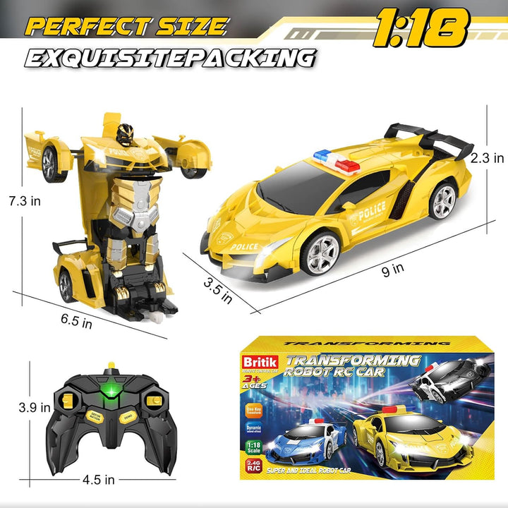 Britik - Auto a control remoto transformable - Autos RC, transforma...