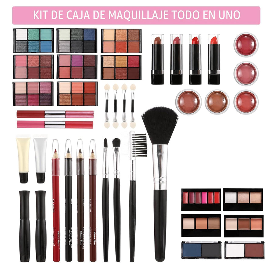 Hegafoo Kit de maquillaje todo en uno para adolescentes, kit de maq...