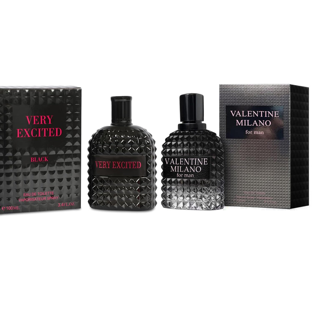 A CENTER Colonia para Hombres Valentine Milano&amp;Very Excited Eau...