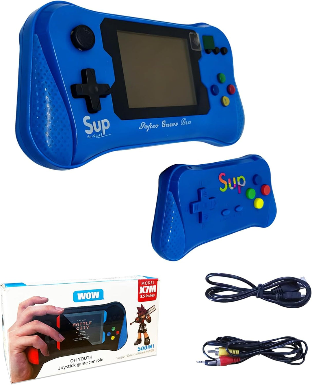 Juego de mano para niños, 500 juegos de video retro precargados, re...