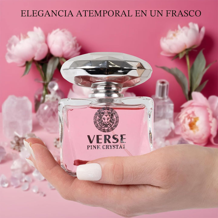 Verse Pink Crystal Eau De Parfum para Mujer - Notas Superiores de G...
