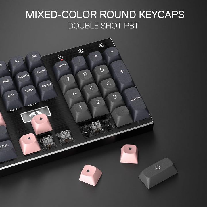 Redragon K556 SE - Teclado para juegos con cable, teclado mecánico...