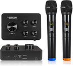 Sound Town Sistema mezclador de karaoke con micrófono inalámbrico de 16 canales, compatible con HD ARC, óptico (Toslink), Smart TV, caja de medios, PC, Bluetooth, barra de sonido, receptor, AUX (SWM15