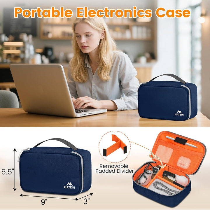 MATEIN Mochila para artículos personales con organizador técnico, A...