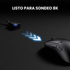 Pulsar Gaming Gears Xlite Crazylight – Ratón inalámbrico para juegos ultra ligero 41g (1.45 oz), interruptor óptico, 32000 DPI, 750 IPS, sensor XS-1, compatible con 8k (negro brillante)