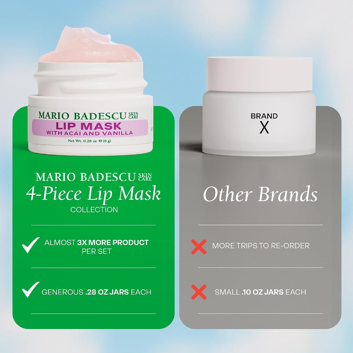 Mario Badescu Máscara labial, tratamiento de labios durante la noch...