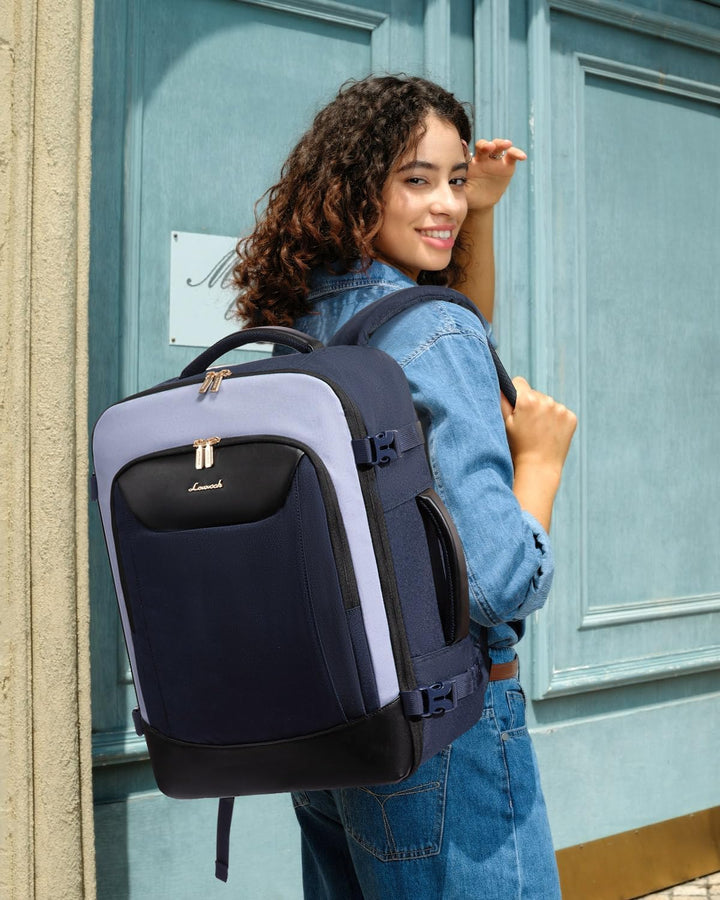 LOVEVOOK Mochila de viaje de 40 L para mujeres y hombres, mochila g...