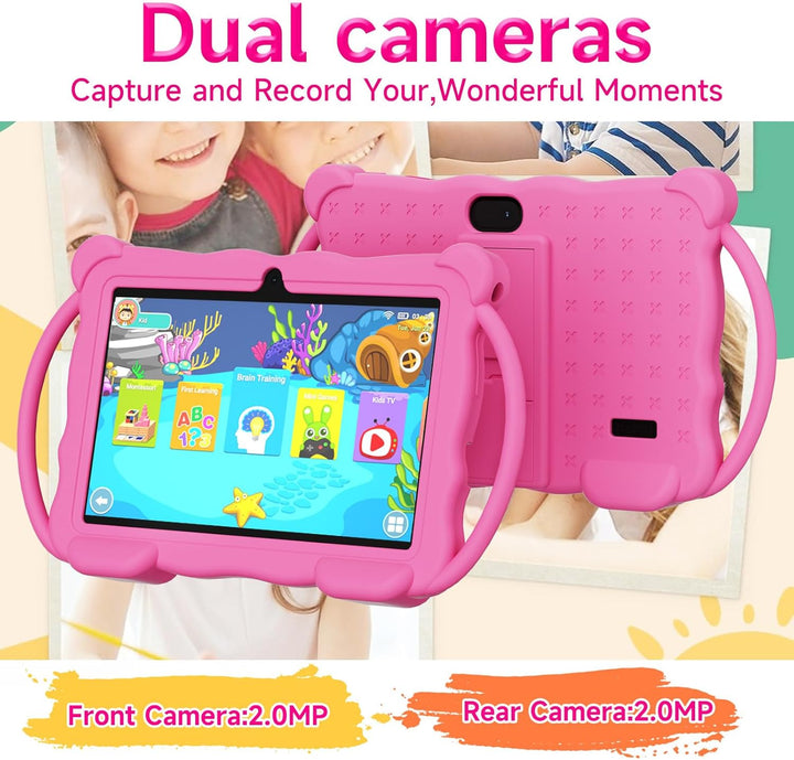 Vyrolinia Tablet para niños de 7 pulgadas, Android 14.0 para niños...