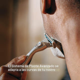Harry's Kit de afeitado Plus para hombres, mango premium, 5 car...