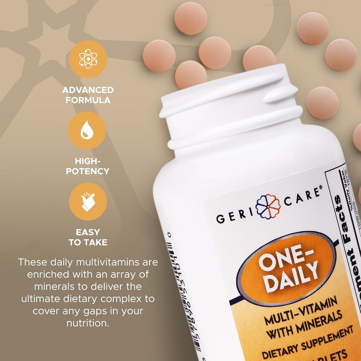 Multivitaminas diarias con minerales para hombres y mujeres (100 ta...