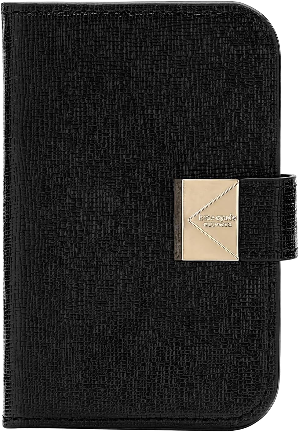kate spade new york Deco - Tarjetero magnético, color negro