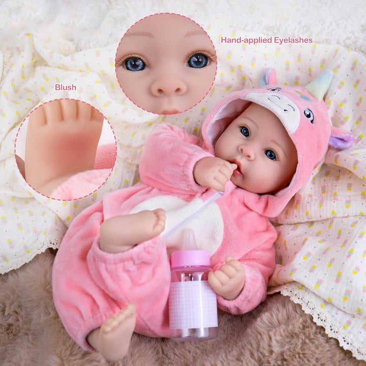 UOFTKIZ Muñecas de bebé - Muñecas de niña de la vida real de 17 pul...