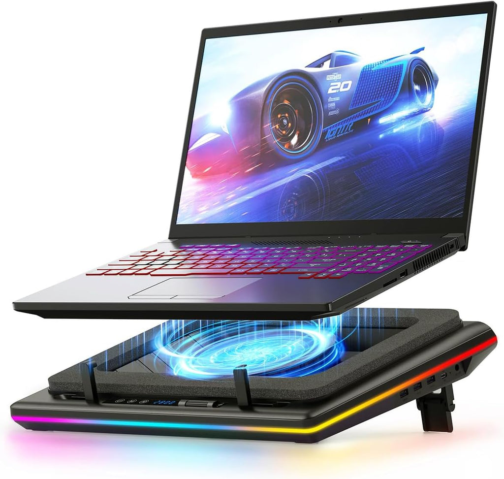 llano Soporte de ventilador de refrigeración para laptop para juegos V12