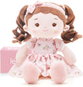 LeyaDoll Muñeca de bebé suave de felpa (16 pulgadas), Princesa Breeze-rosa