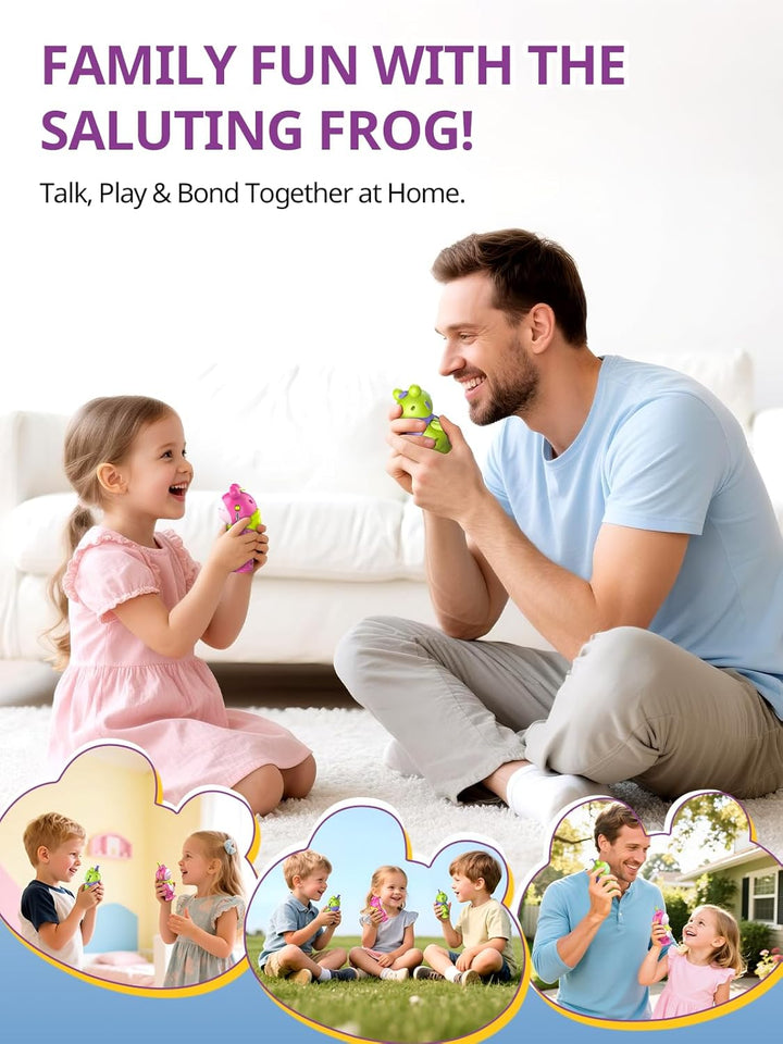 Inspireyes Walkie Talkies para niños pequeños recargables, juguetes...