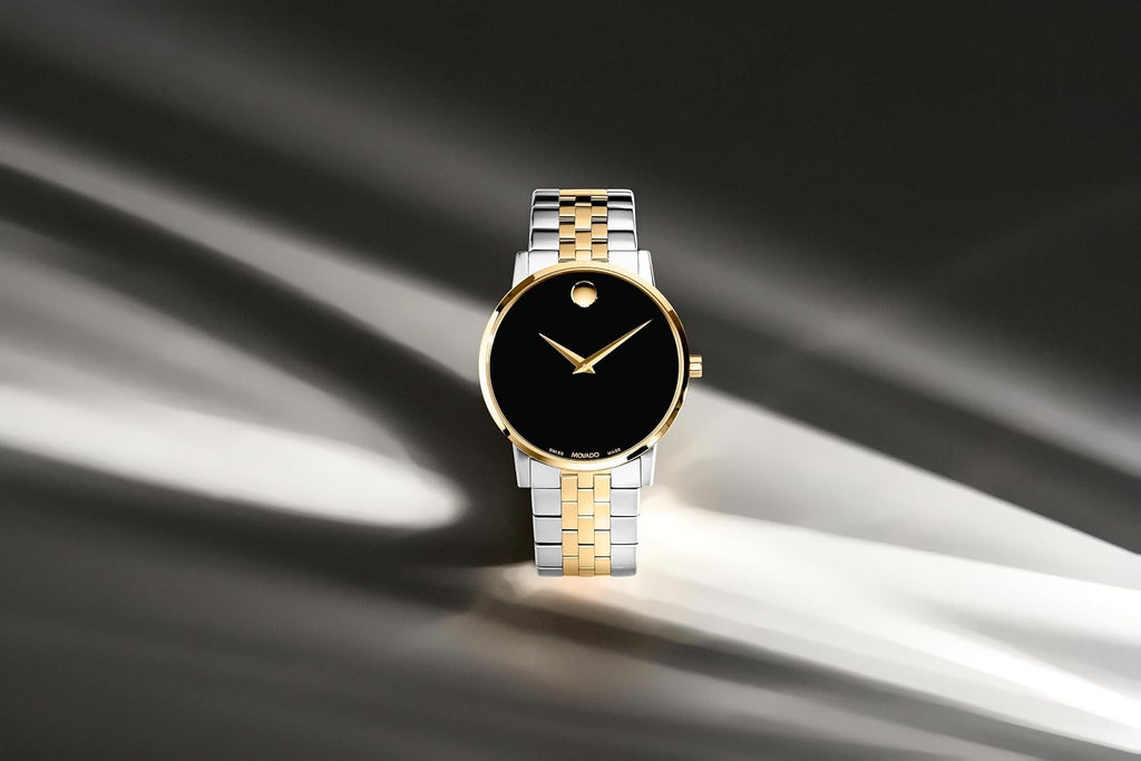 Reloj Movado Museum Classic para hombre, suizo, caja de acero inoxidable, 40 mm