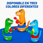 Saco de boxeo inflable de dinosaurio de Preferred Toys para niños – Bolsa Bop para niños pequeños y niños de 3 a 14 años – Juguetes de 47" inflables con acción de rebote – Llene la base con arena o