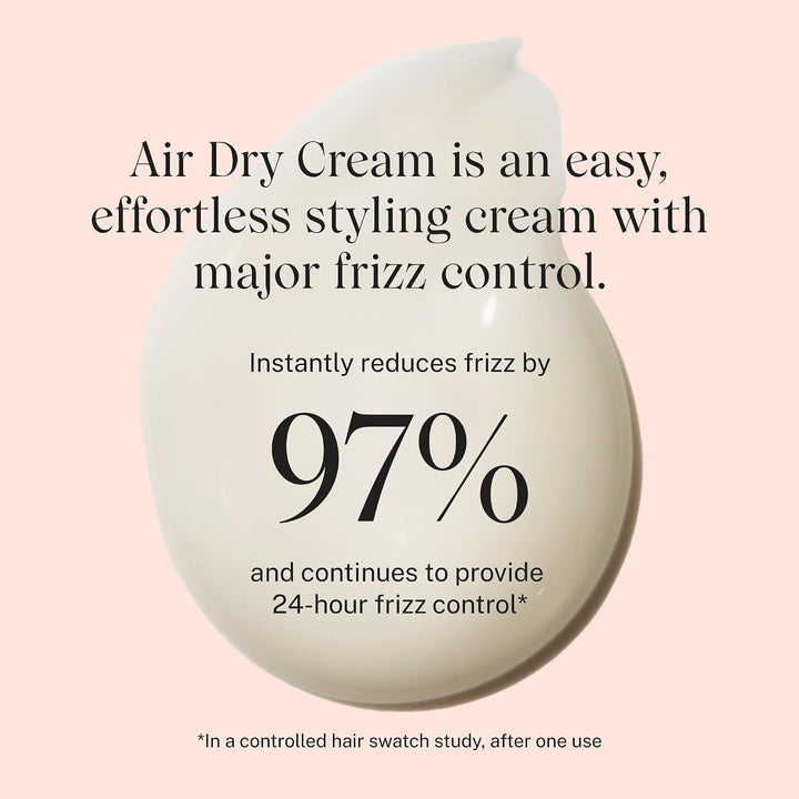 JVN No Heat Complete Air Dry Cream, 2 onzas líquidas, tamaño de via...