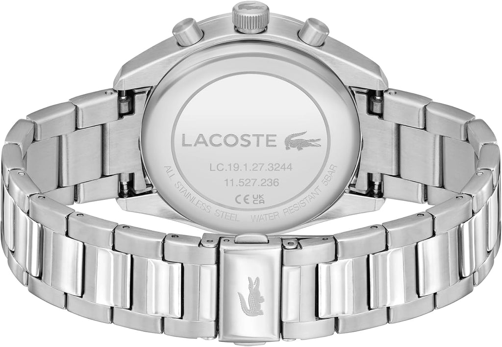 Lacoste Reloj cronógrafo de cuarzo Boston para hombre, 1.654 in