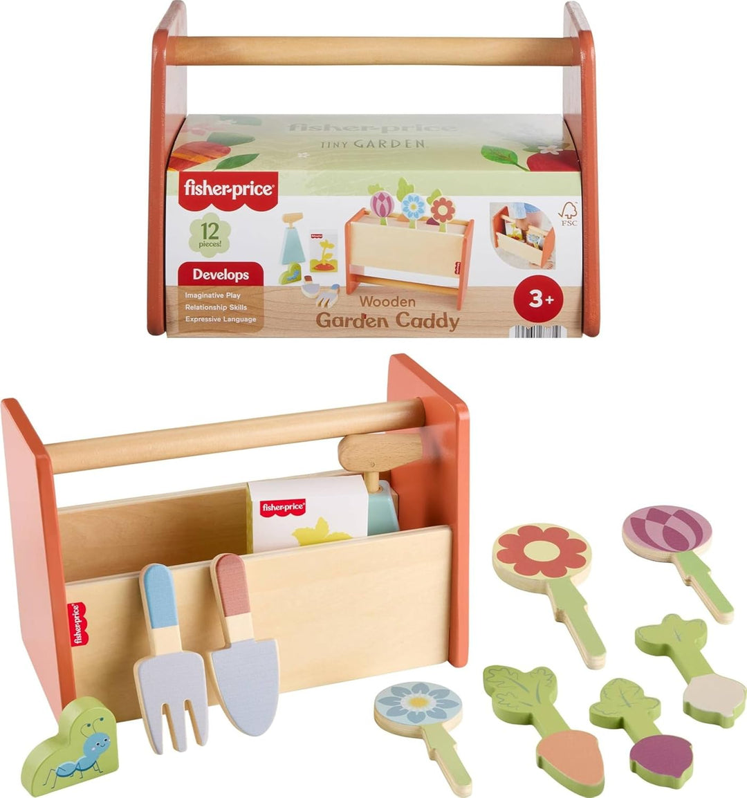 Fisher-Price Carrito de jardín de juguete de simulación de