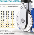 Máquina de estampado de placa de identificación del metal de Consfly