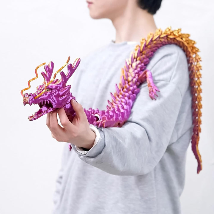 Modelos de dragón impresos en 3D súper grandes de 47.3 pulgadas, fi...