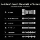 CORSAIR RM1000x Fuente de alimentación ATX completamente modular de...