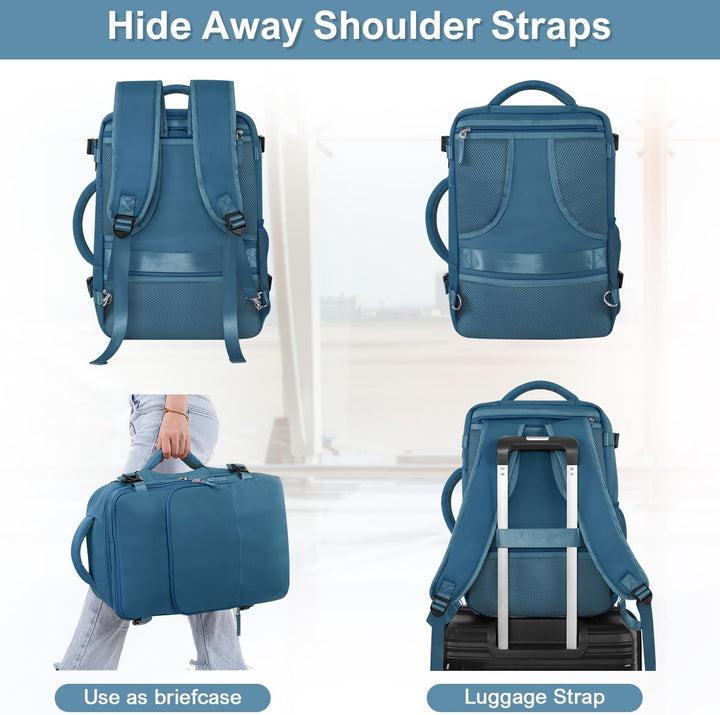 Mochila de Viaje Sinaliy, Azul profundo, X-Grande