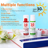VISRIE Bálsamo labial SPF 30 con protector solar, paquete de 8 - 8...