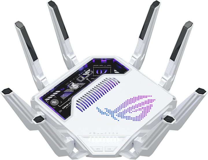 ASUS GT-BE19000AI Tri-Band WiFi 7 (802.11be) AI Gaming Router, anch...