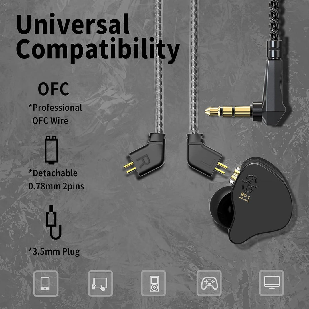 YINYOO CCZ Melody - Auriculares Gaming con cable intrauriculares co...
