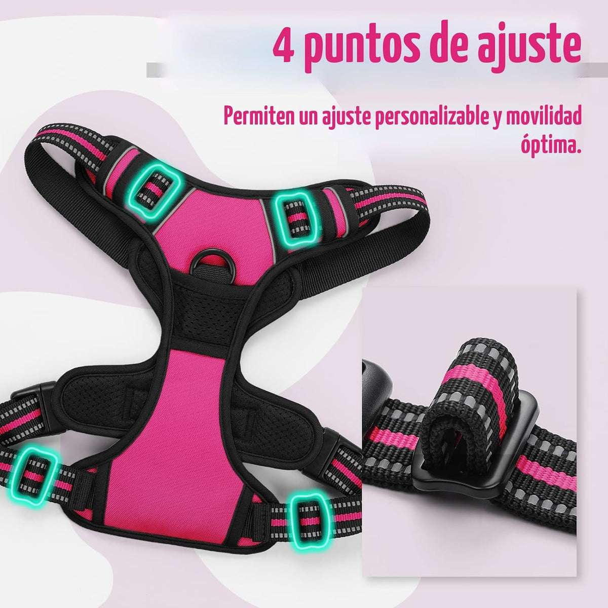 rabbitgoo - Arnés para perro, sin tirones, para perros grandes