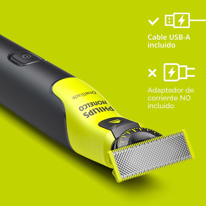 Philips Norelco OneBlade 360 con conectividad híbrida cara + cuerpo...