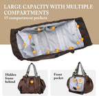 Bolsa de lona mejorada para fin de semana, bolsa de viaje expandible, bolsa de transporte resistente al agua, bolsa de deporte plegable para gimnasio con cremallera reforzada y correa de hombro