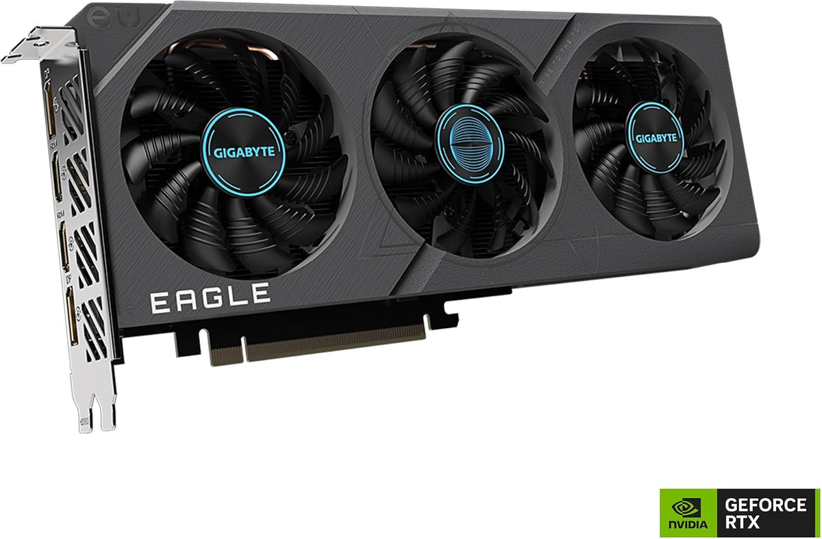 GIGABYTE - Tarjeta gráfica GeForce RTX 4060 Eagle OC 8G, 3 ventilad...