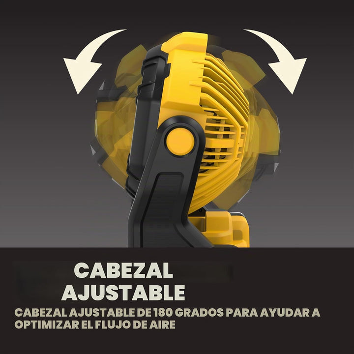 DEWALT 20V MAX Ventilador portátil, ventilador de taller inalámbric...