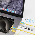 Cargador de carga rápida para iPhone 17, 16, 15, paquete de 3 cargadores USB C, cable Lightning de 6 pies y cable USB C tipo C para iPhone 17/17 Plus/17 Pro Max/Air/16/16 Plus/16 Pro Max/15 Pro/14Pro
