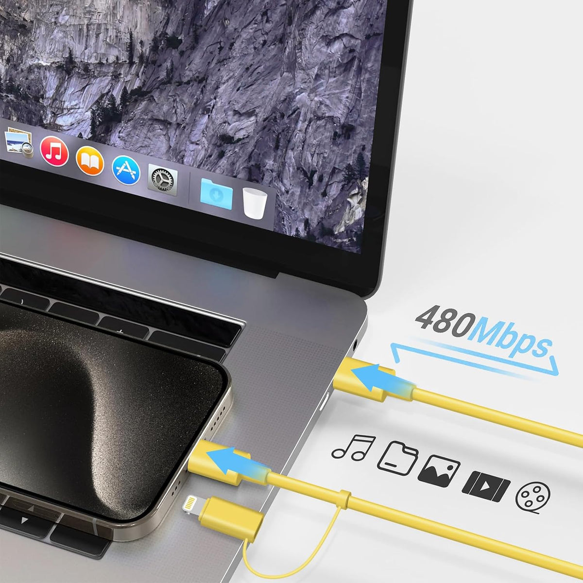 Cargador de carga rápida para iPhone 17, 16, 15, paquete de 3 cargadores USB C, cable Lightning de 6 pies y cable USB C tipo C para iPhone 17/17 Plus/17 Pro Max/Air/16/16 Plus/16 Pro Max/15 Pro/14Pro