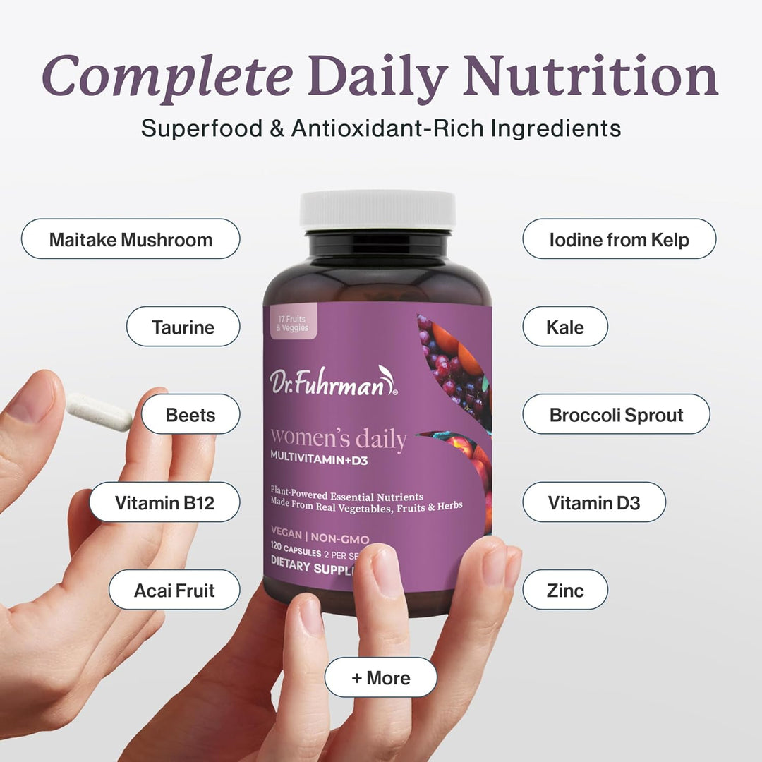 Dr. Fuhrman Multivitamínico de suministro de 2 meses para mujeres +...