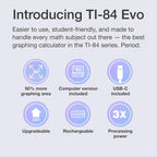 TI-84 Evo Calculadora gráfica Texas Instruments, Plata