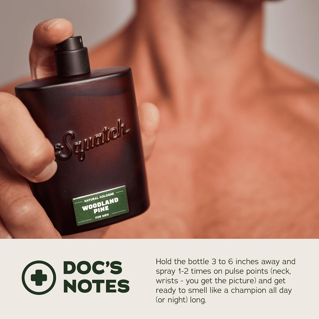 Dr. Squatch Colonia natural para hombres \u2013 Tecnología Scent-Lo...