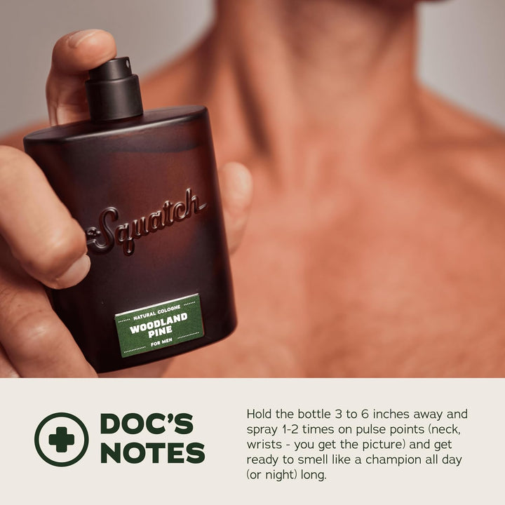 Dr. Squatch Colonia natural para hombres \u2013 Tecnología Scent-Lo...