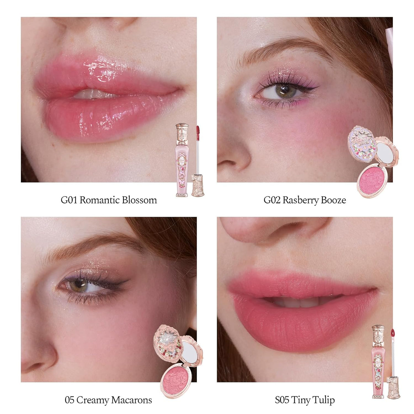 Flower Knows RocoBerry Dream - Juego de caja de regalo de maquillaj...