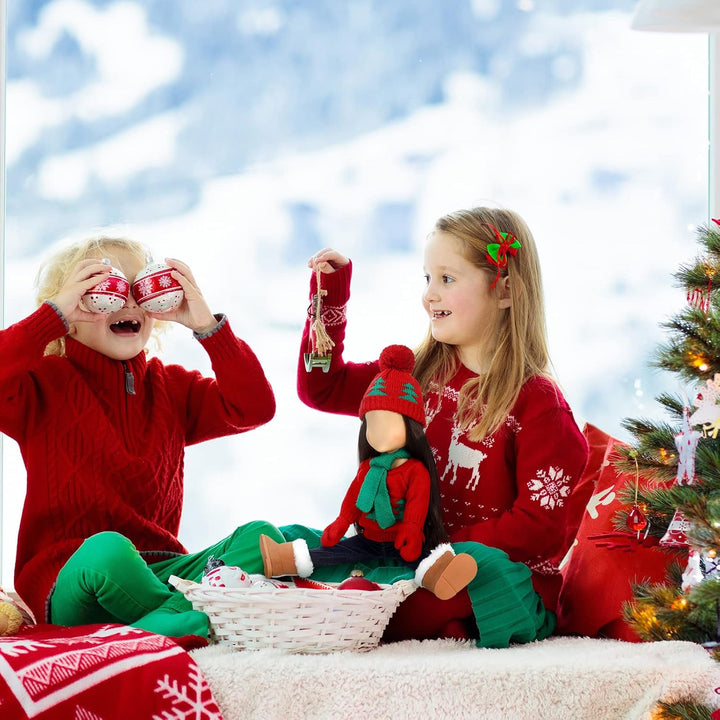 Bencailor Conjunto de 6 piezas de ropa y accesorios de muñeca de Na...