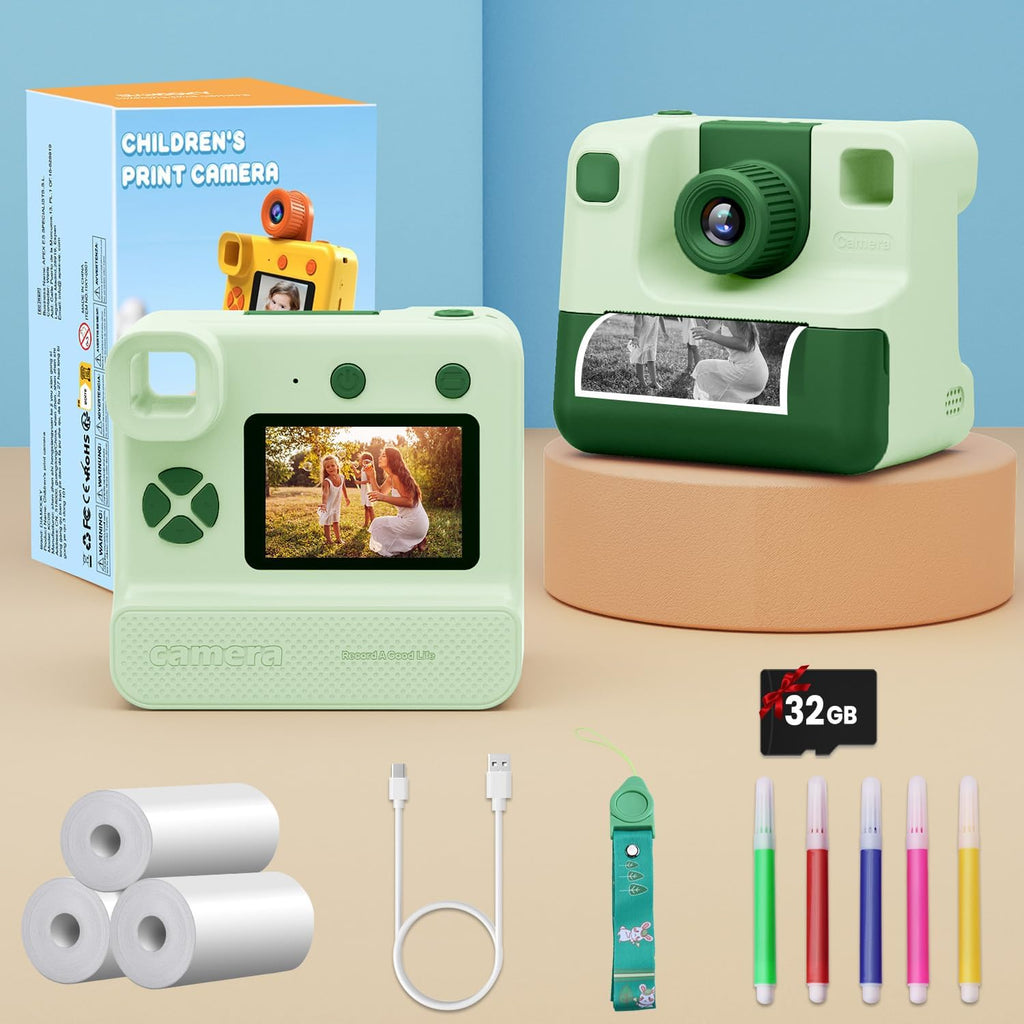 Impresión instantánea de cámara para niños, regalos de cumpleaños de