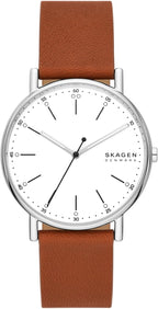 Skagen Signatur - Reloj minimalista de acero inoxidable para hombre