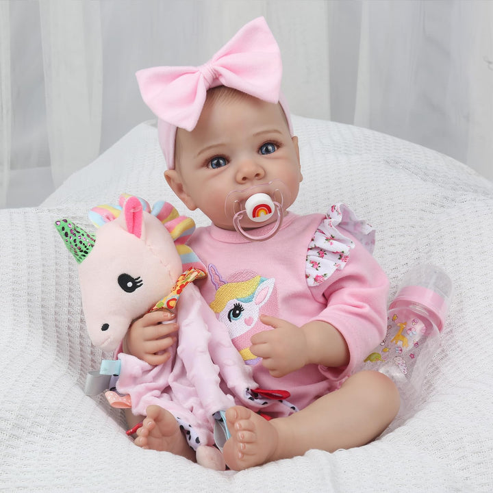 KSBD Reborn Baby Dolls - Muñeca realista de 20 pulgadas, muñeca de...